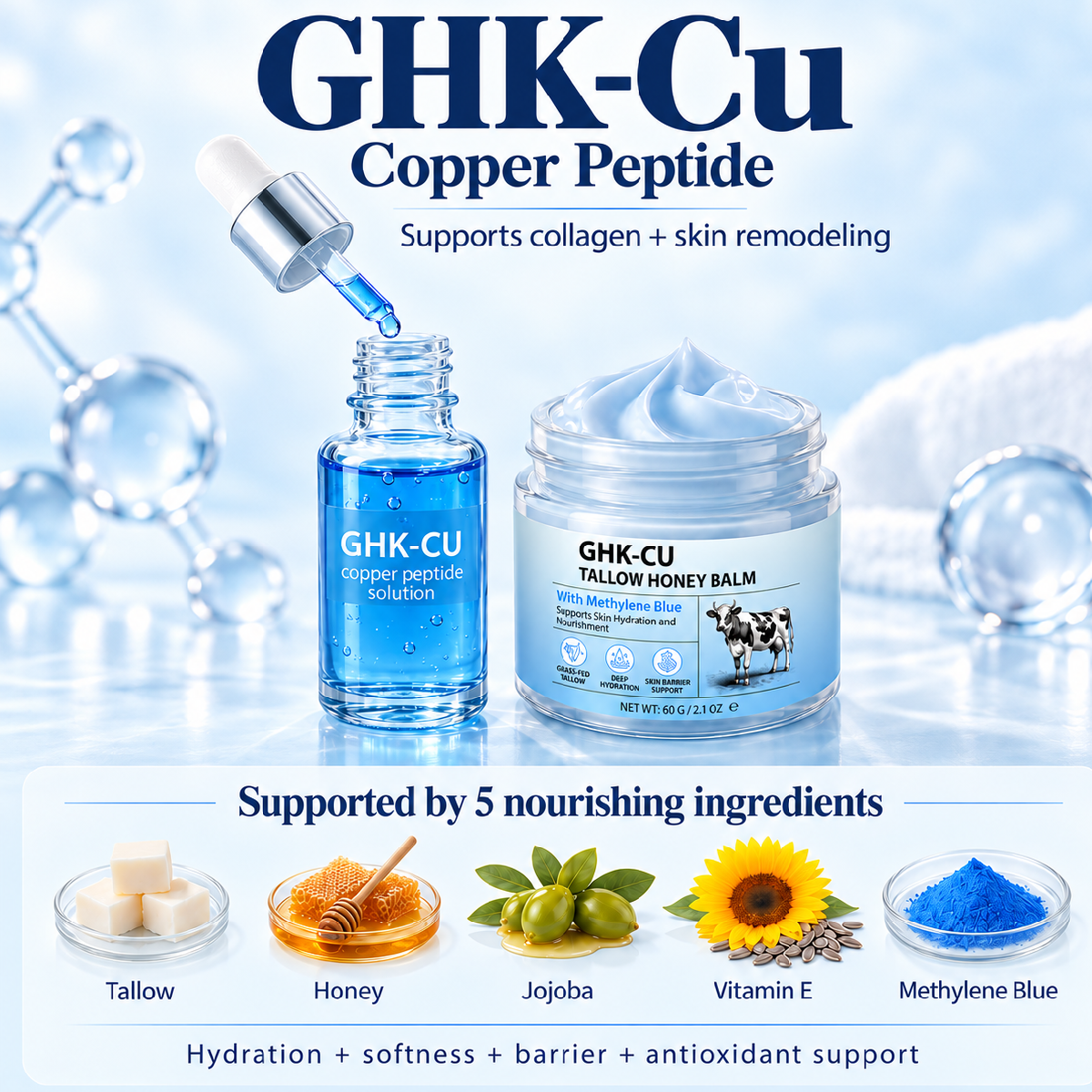 Plump & Glow GHK-Cu Peptide Cream